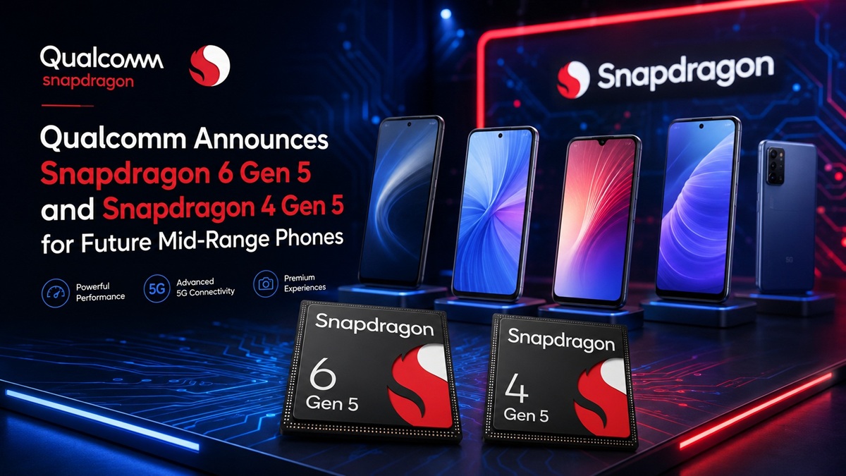 Generation 4 Phone Qualcomm Announces Snapdragon 6 Gen 5 and Snapdragon 4 Gen 5 for Future ...